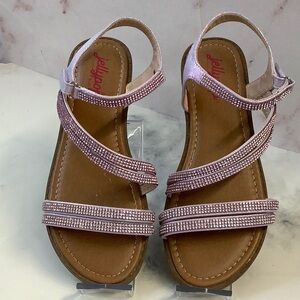 NWOT Jellypop Lavender Rhinestone Sandals Kids